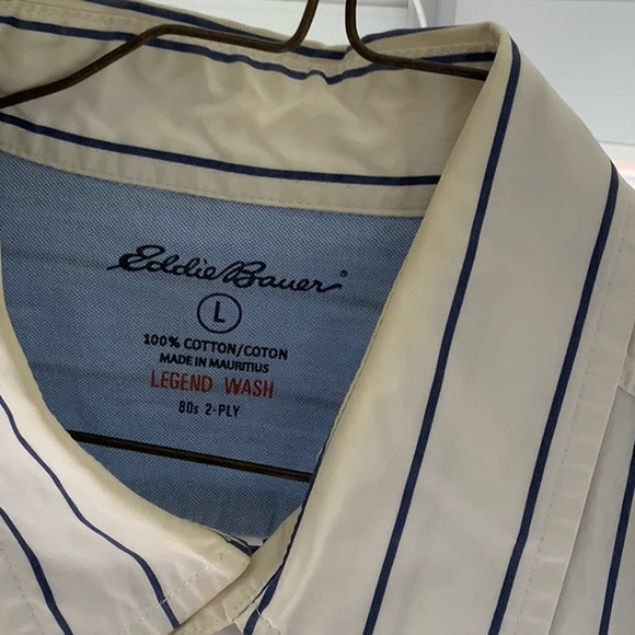 EDDIE BAUER HEAVY COTTON SHIRT L - Picture 2 of 8
